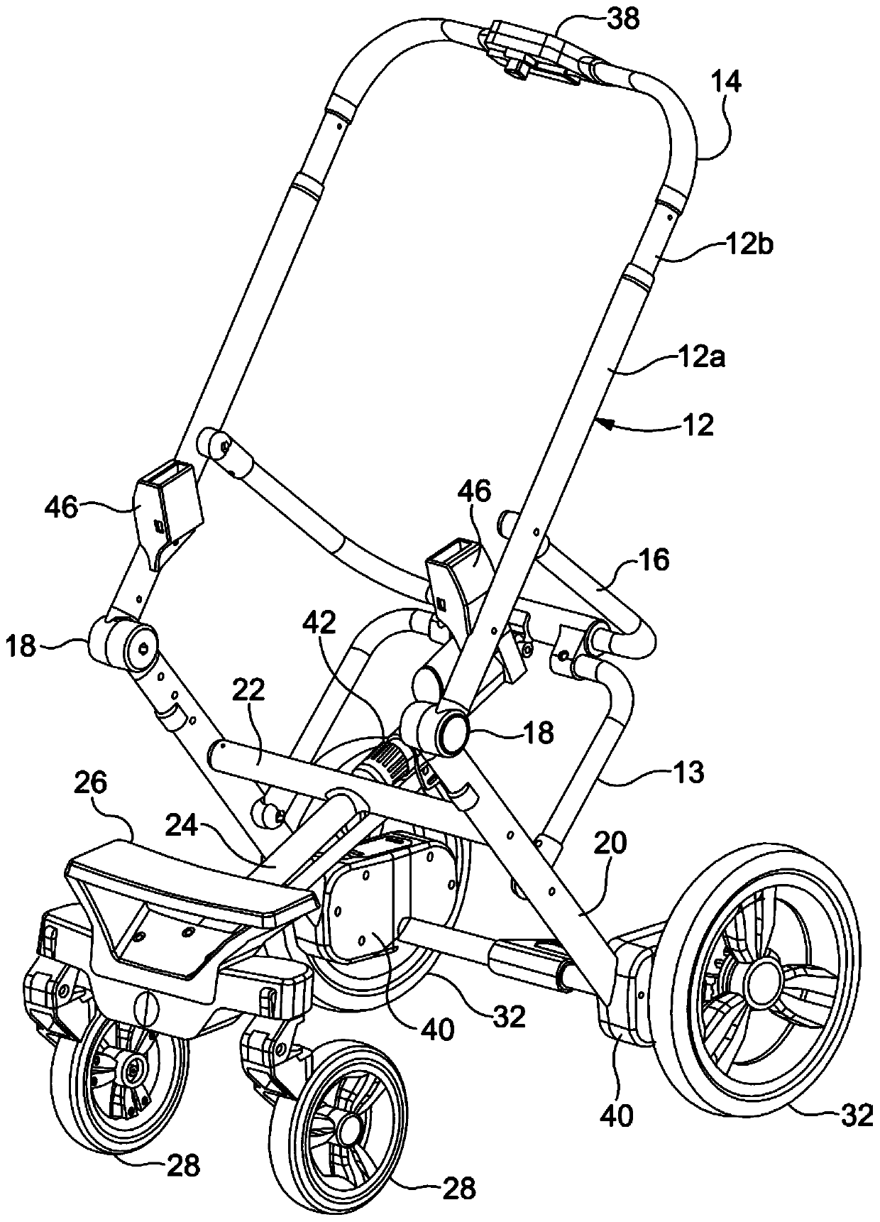 Foldable stroller