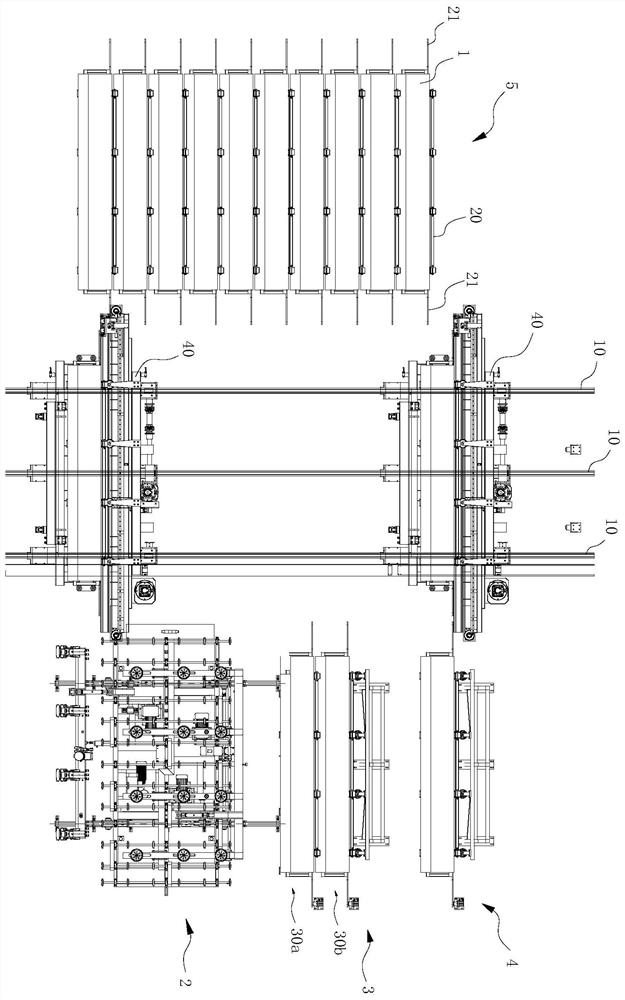 A storage system for original glass sheet and its application method