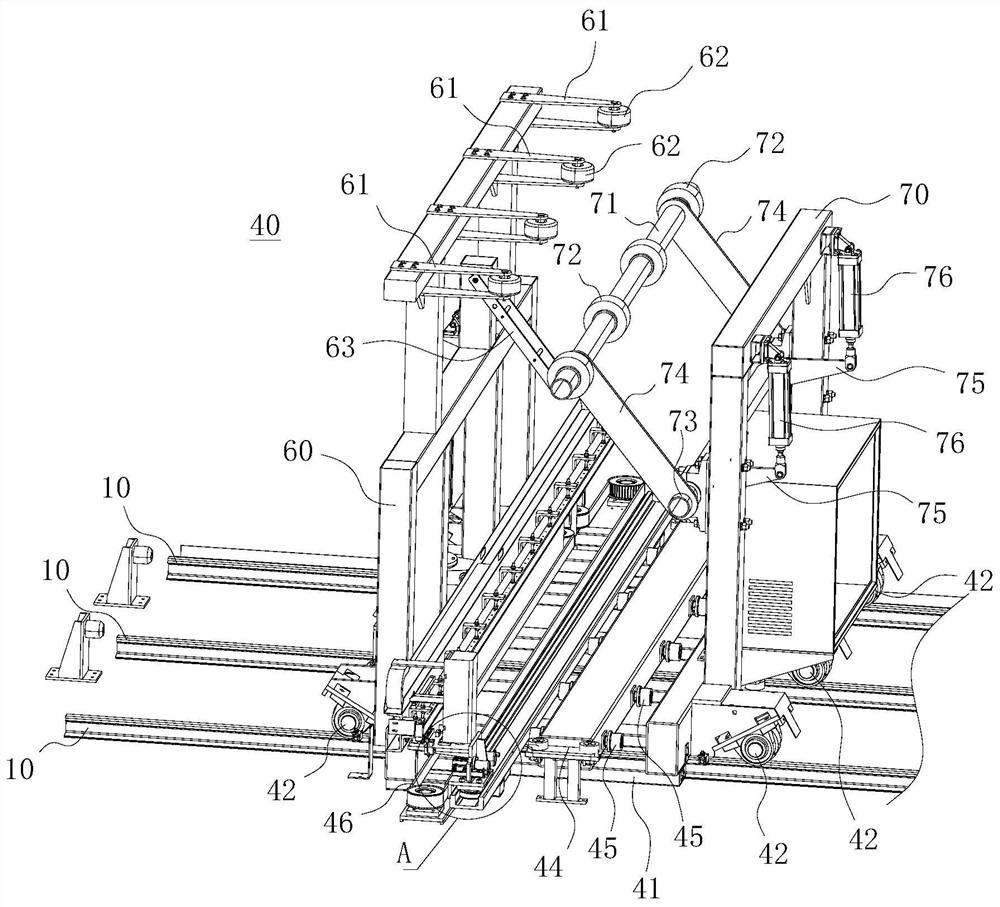 A storage system for original glass sheet and its application method