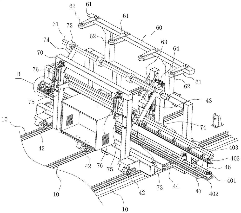 A storage system for original glass sheet and its application method