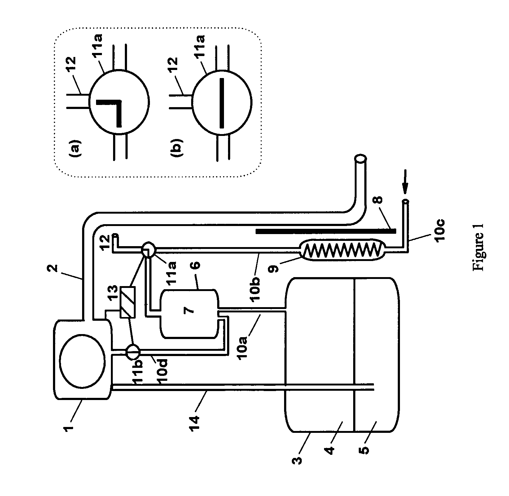 Fuel vapor storage and recovery apparatus with heat exchanger