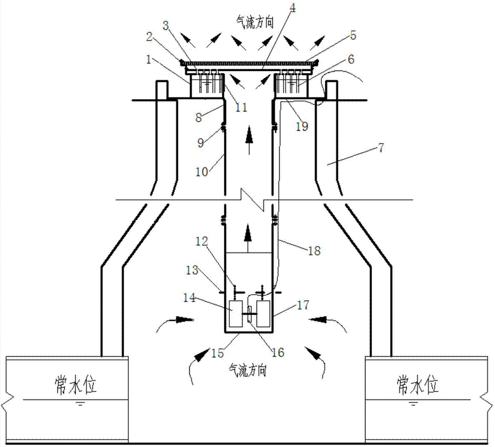 Harmlessness removal apparatus for harmful gas in city sewage pipeline