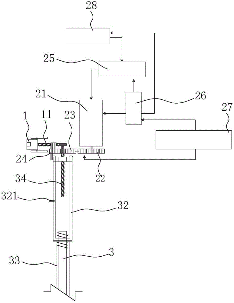 Door with automatic positioning function and electronic door lock thereof