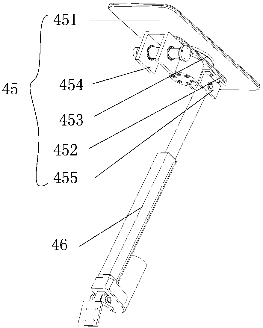 Spatial four-degree-of-freedom rehabilitation training device for lower limbs