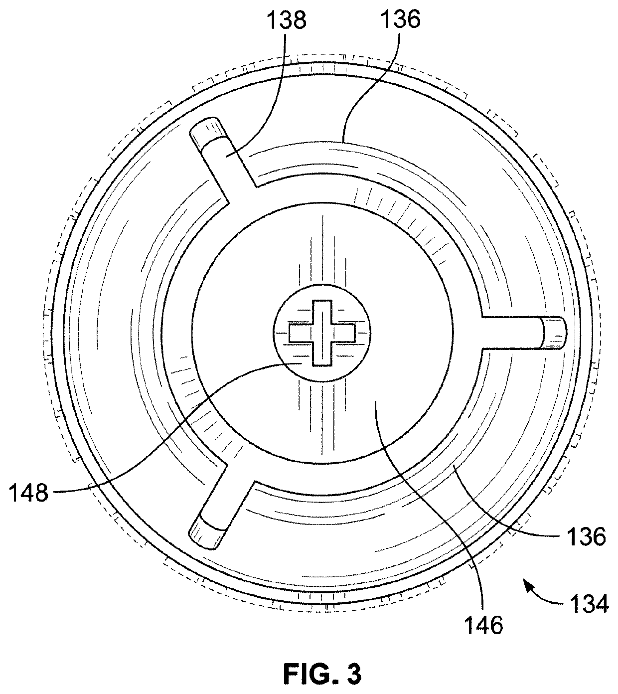 Fishing rod end cap with adjustable indicators for fishing line characteristics