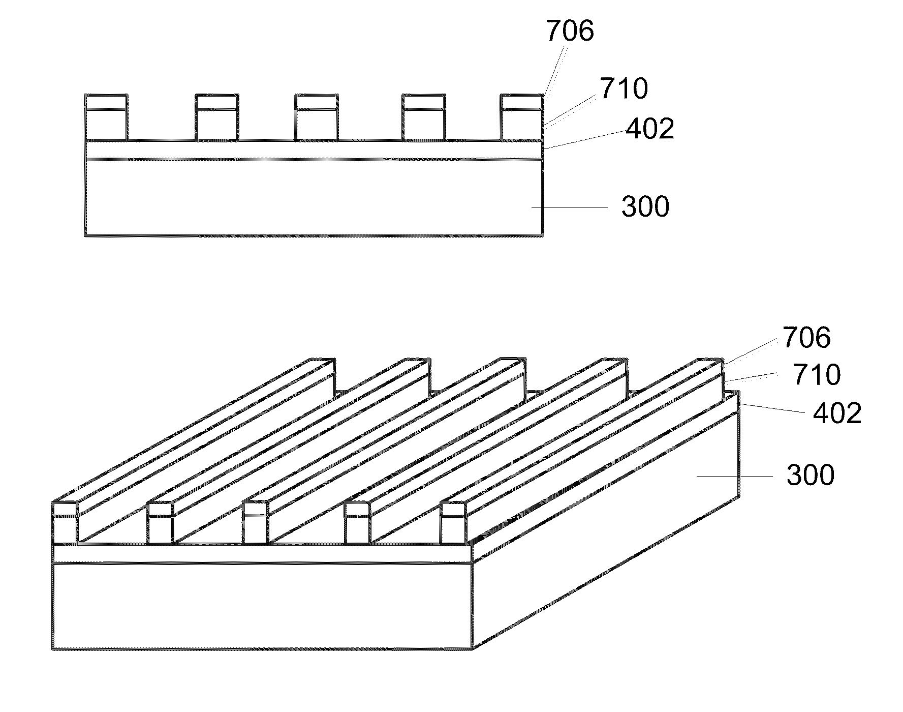 Nanoscale metal oxide resistive switching element