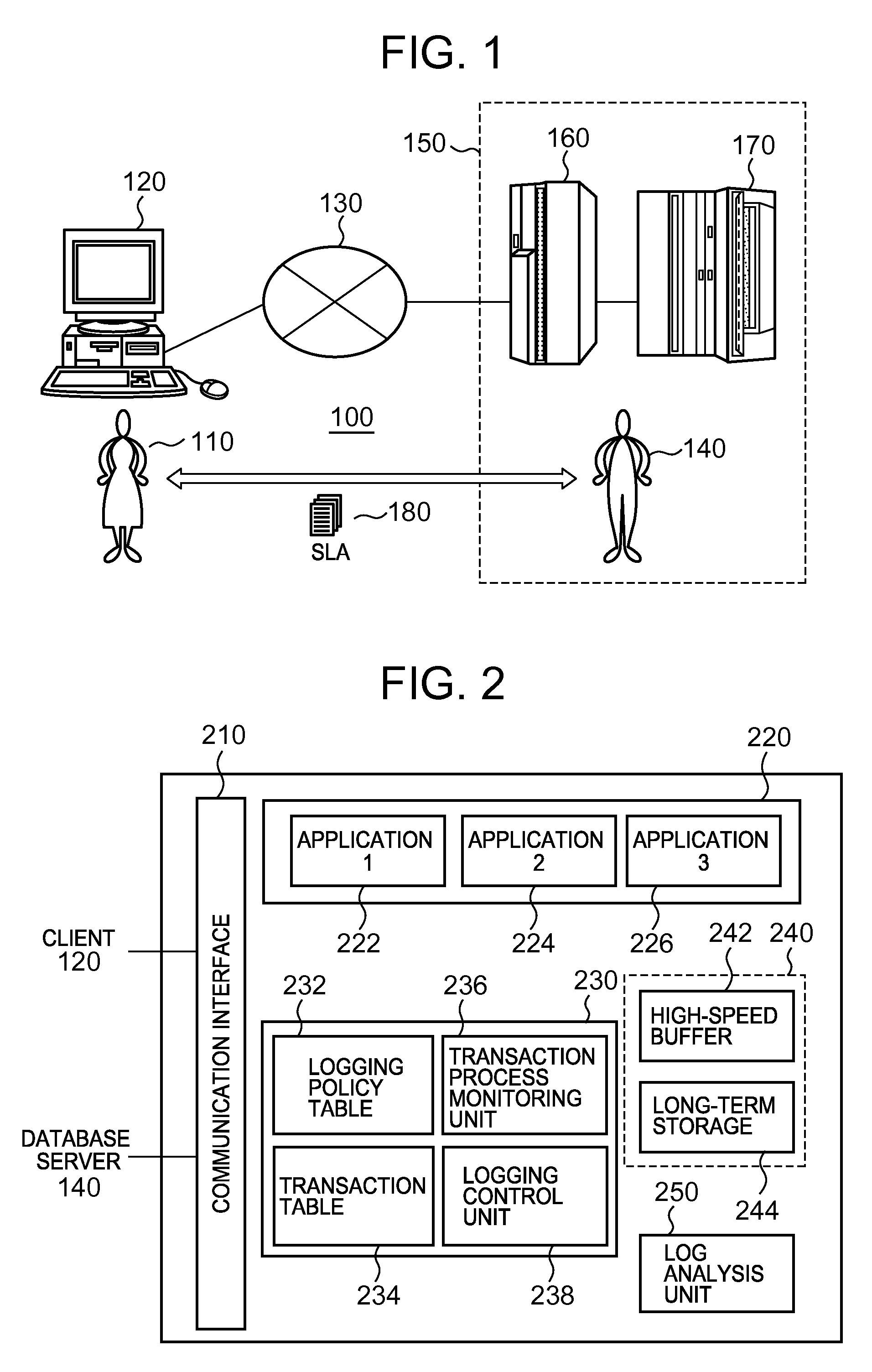 System, method, program, and system implementation method for transaction process logging