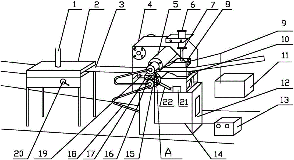 Plastic curling and deforming machine