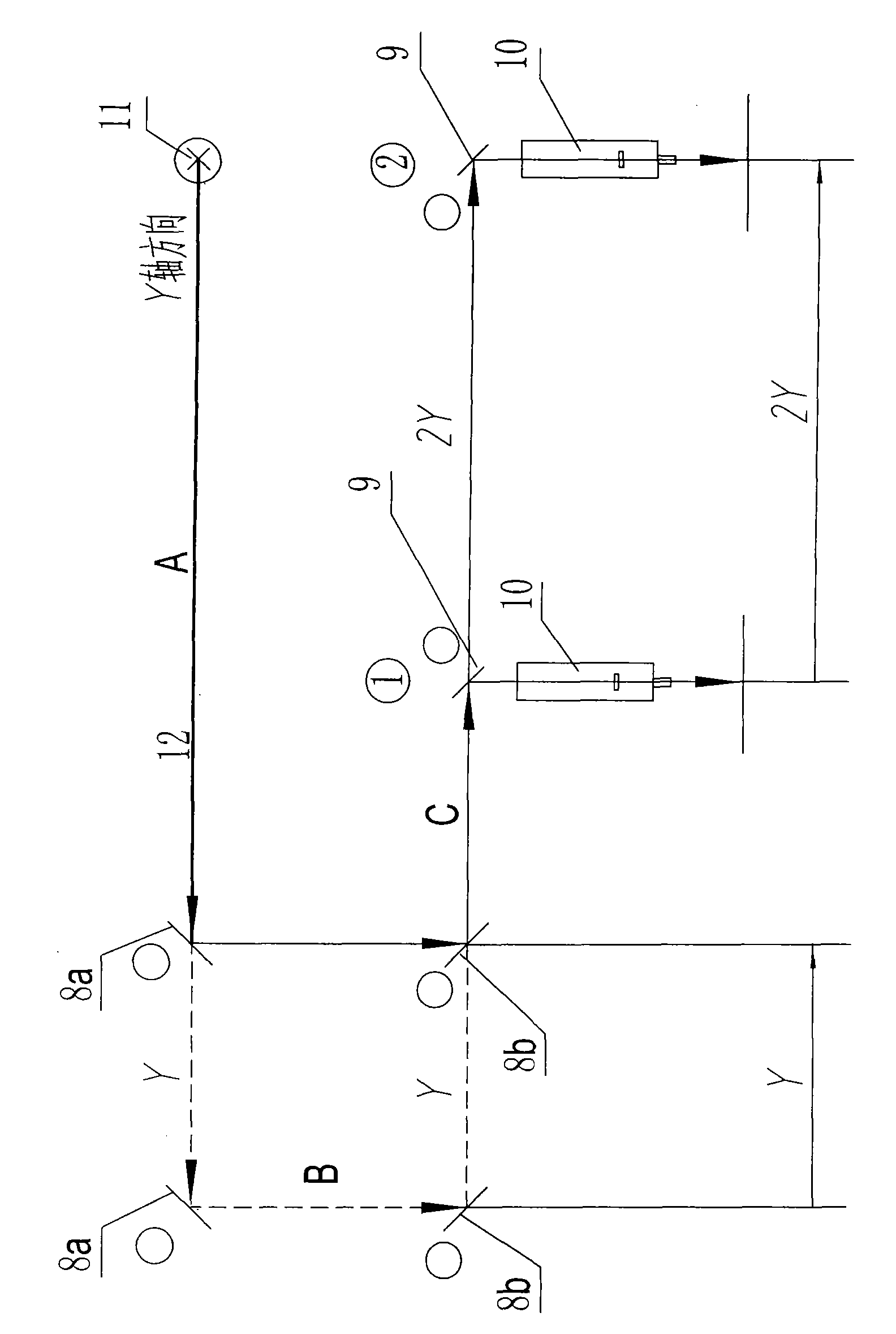 Aplanatic light path control device of laser cutter