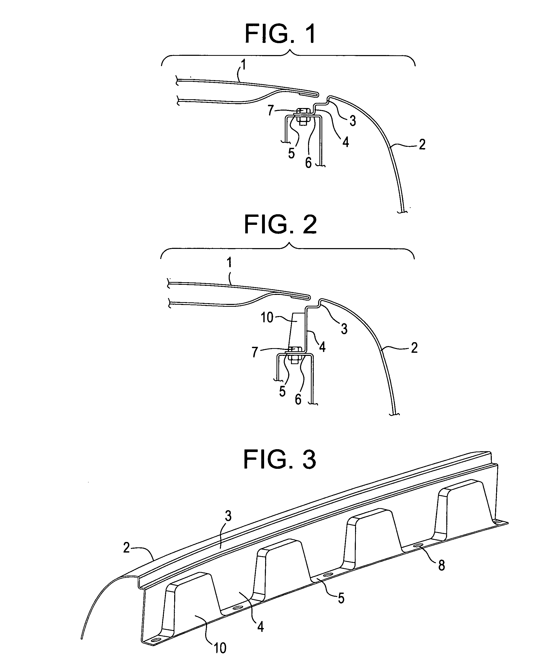 Energy absorbing vehicle fender