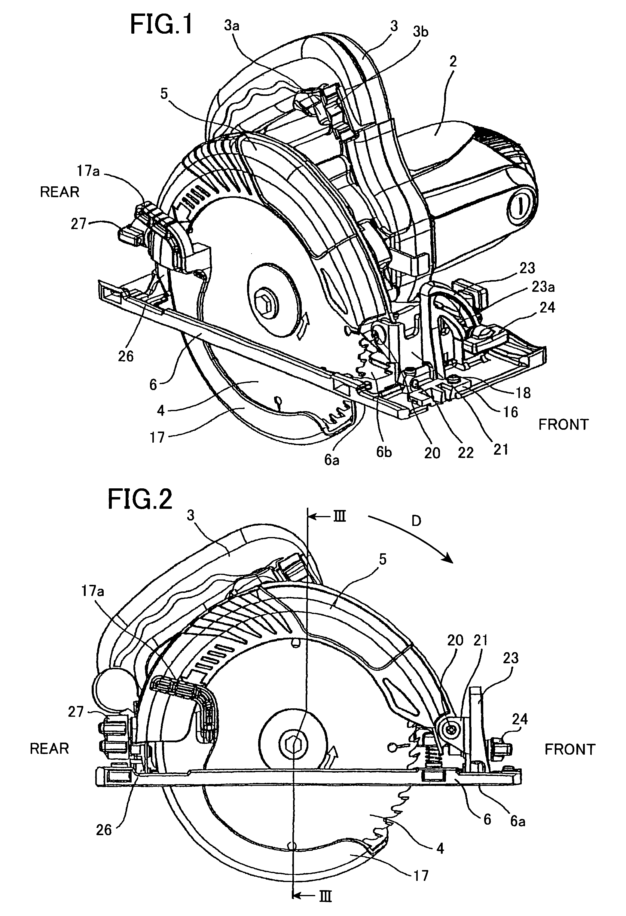 Portable electric cutting device with blower mechanism