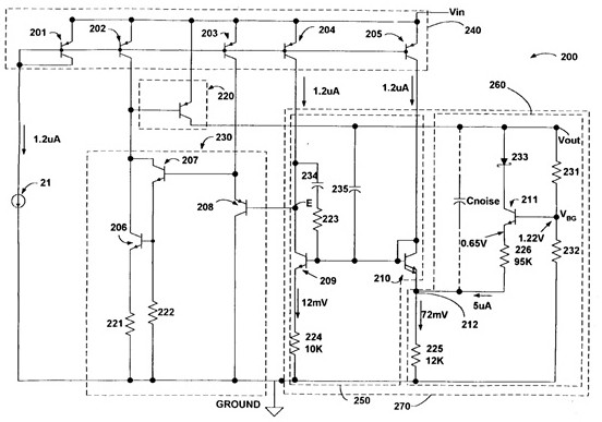 A Linear Regulator Combining a Reference and an Operational Amplifier