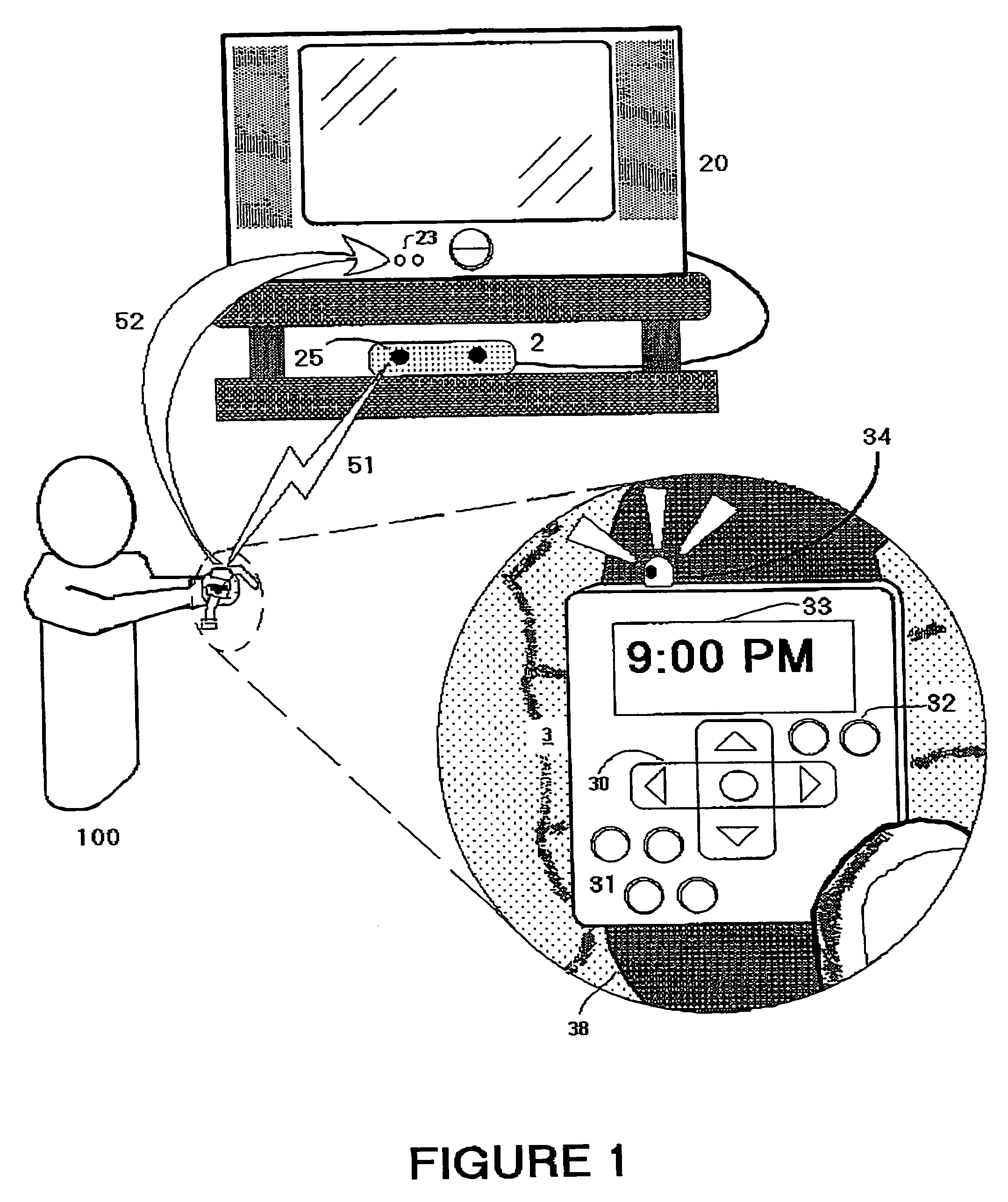 Video game system having dual-function wireless game controller