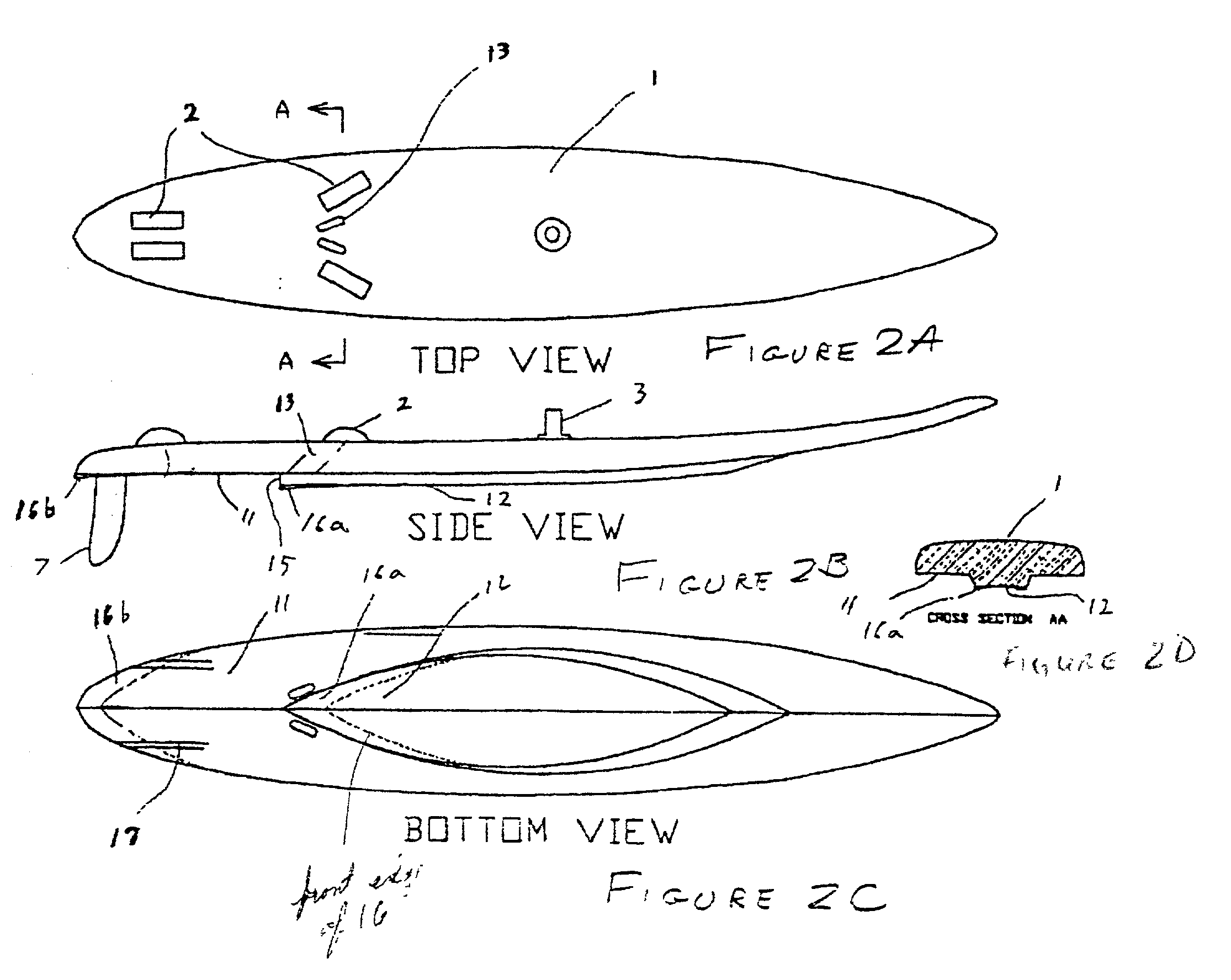 Planing sailboard