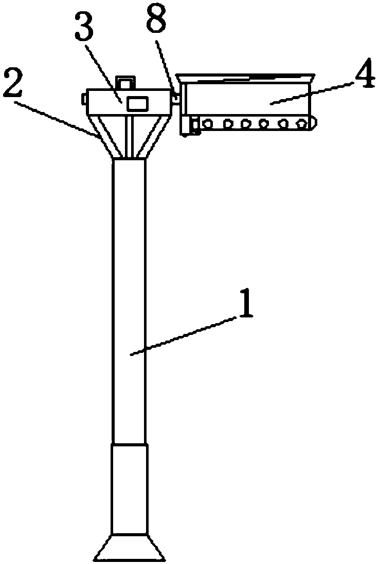 LED street lamp for intelligent traffic