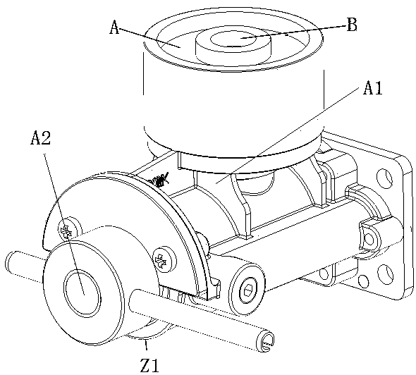 Large and small pumps simultaneously strong backflow and large and small pumps inject compound pump valve at the same time