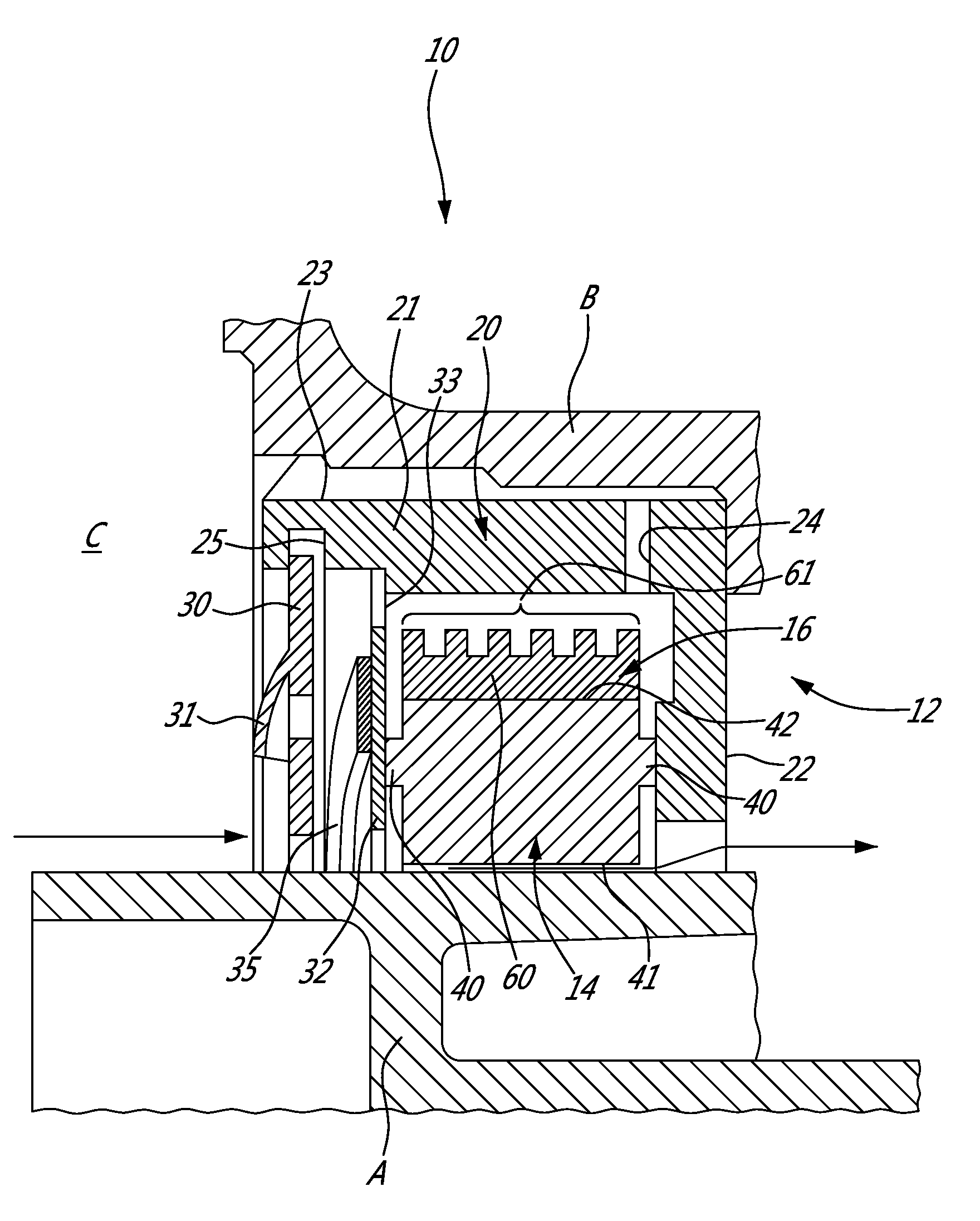 Thermally response controlled gap seal device