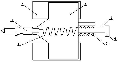 Device for synchronously processing hole and hole plug