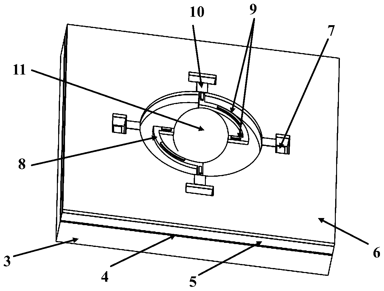 A new type of micro-spherical sensor for sensing changes in the space environment and its preparation method