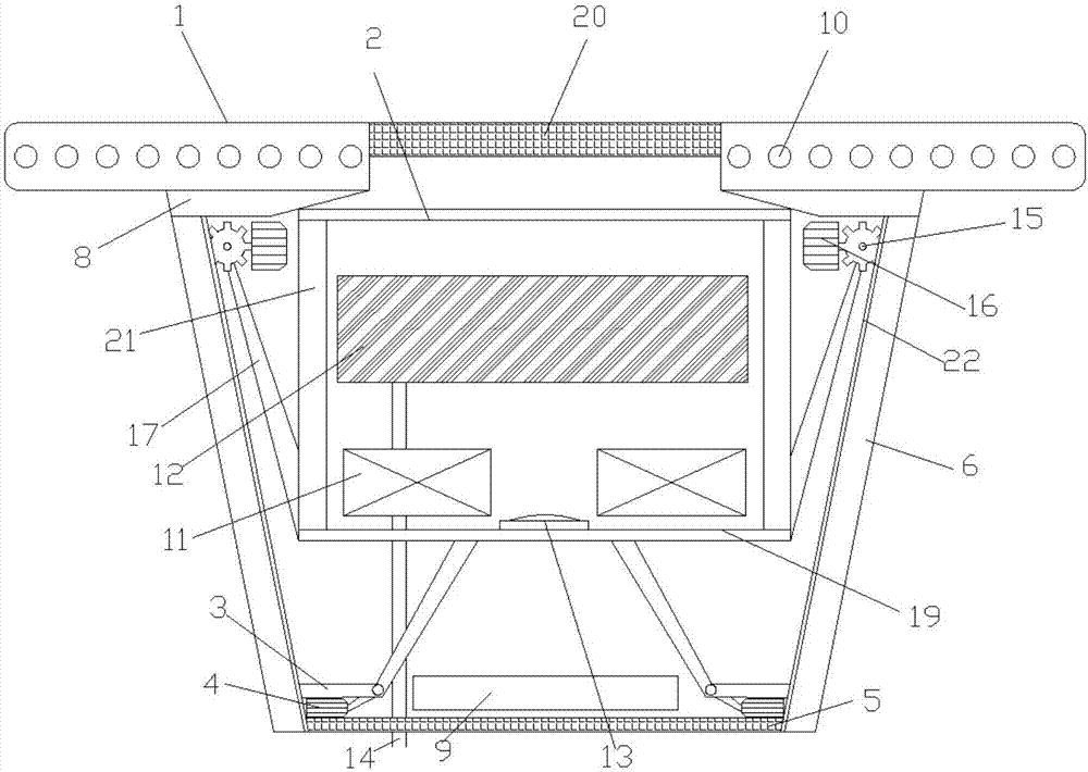 Air conditioner indoor unit hidden in round table