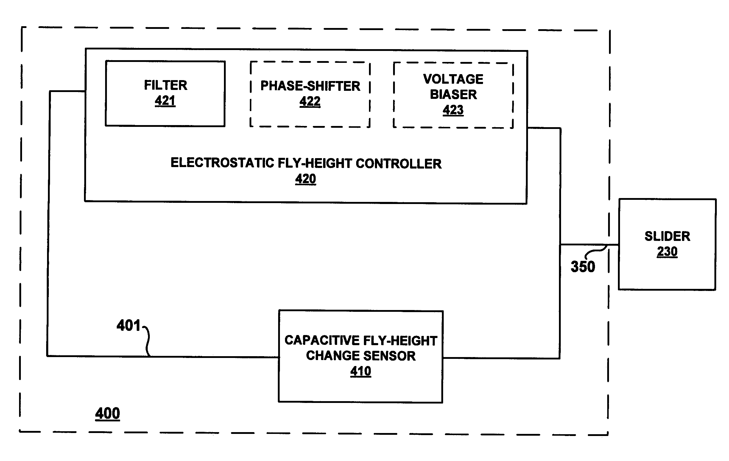 Electrostatic fly-height control