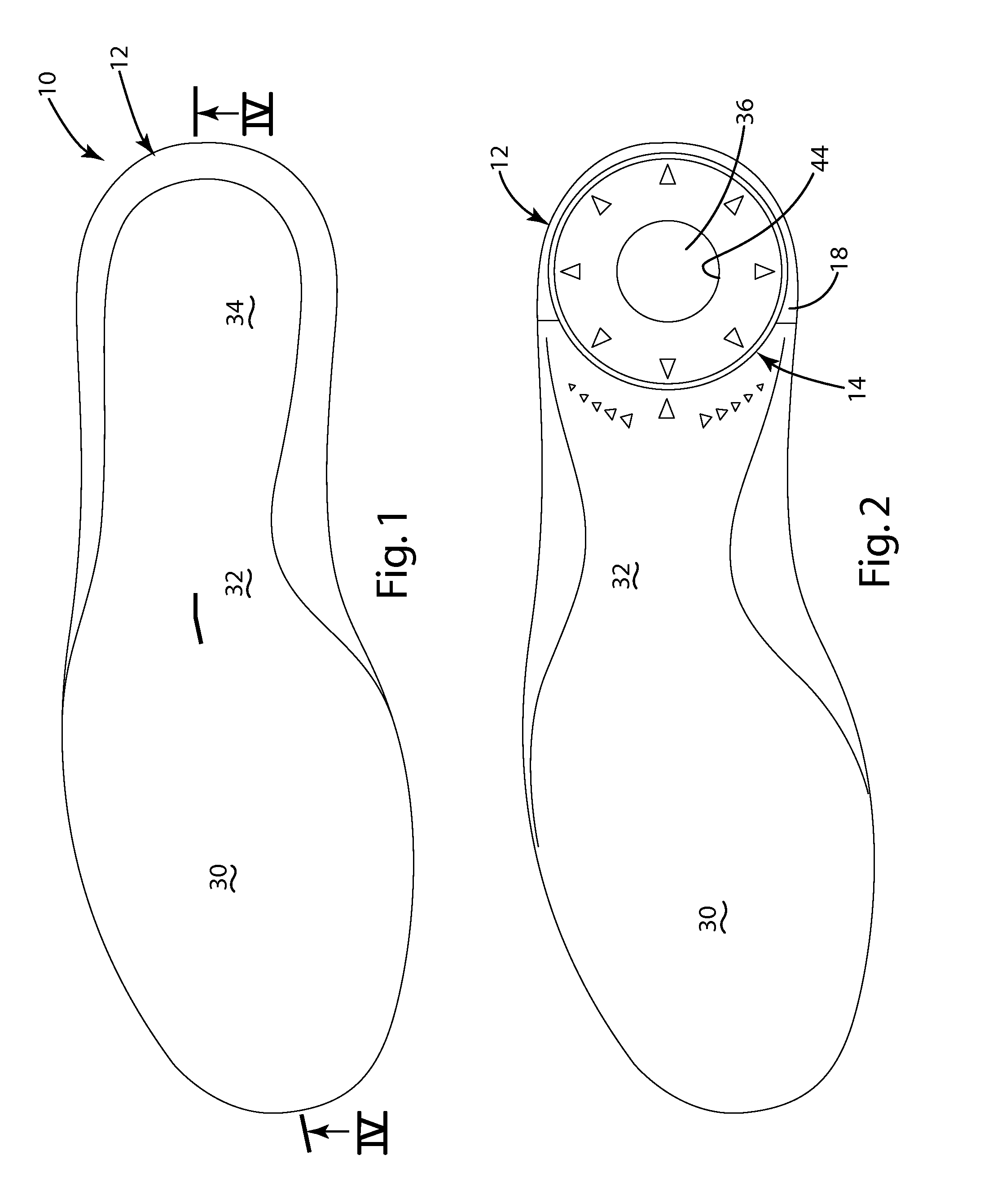 Adjustable footwear sole construction