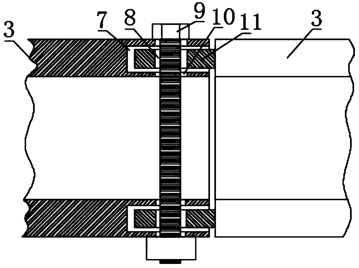 Scott transformer with adjustable separate-type bracket