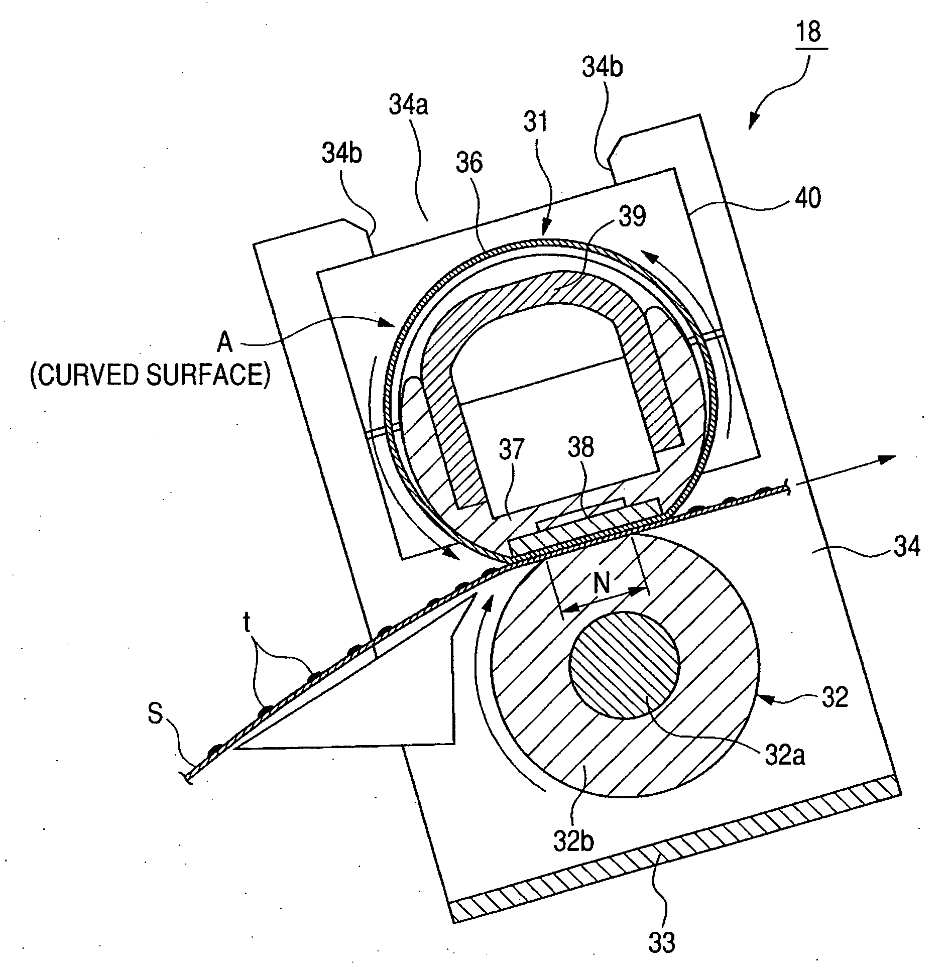 Image heating apparatus using flexible sleeve