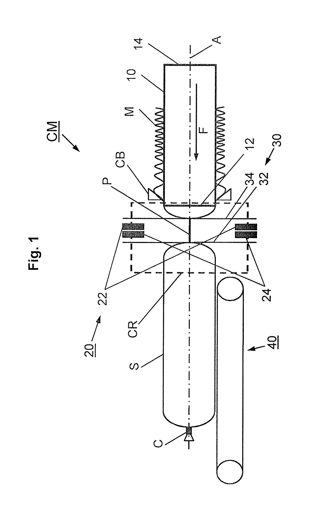 Clipping machine with easy access