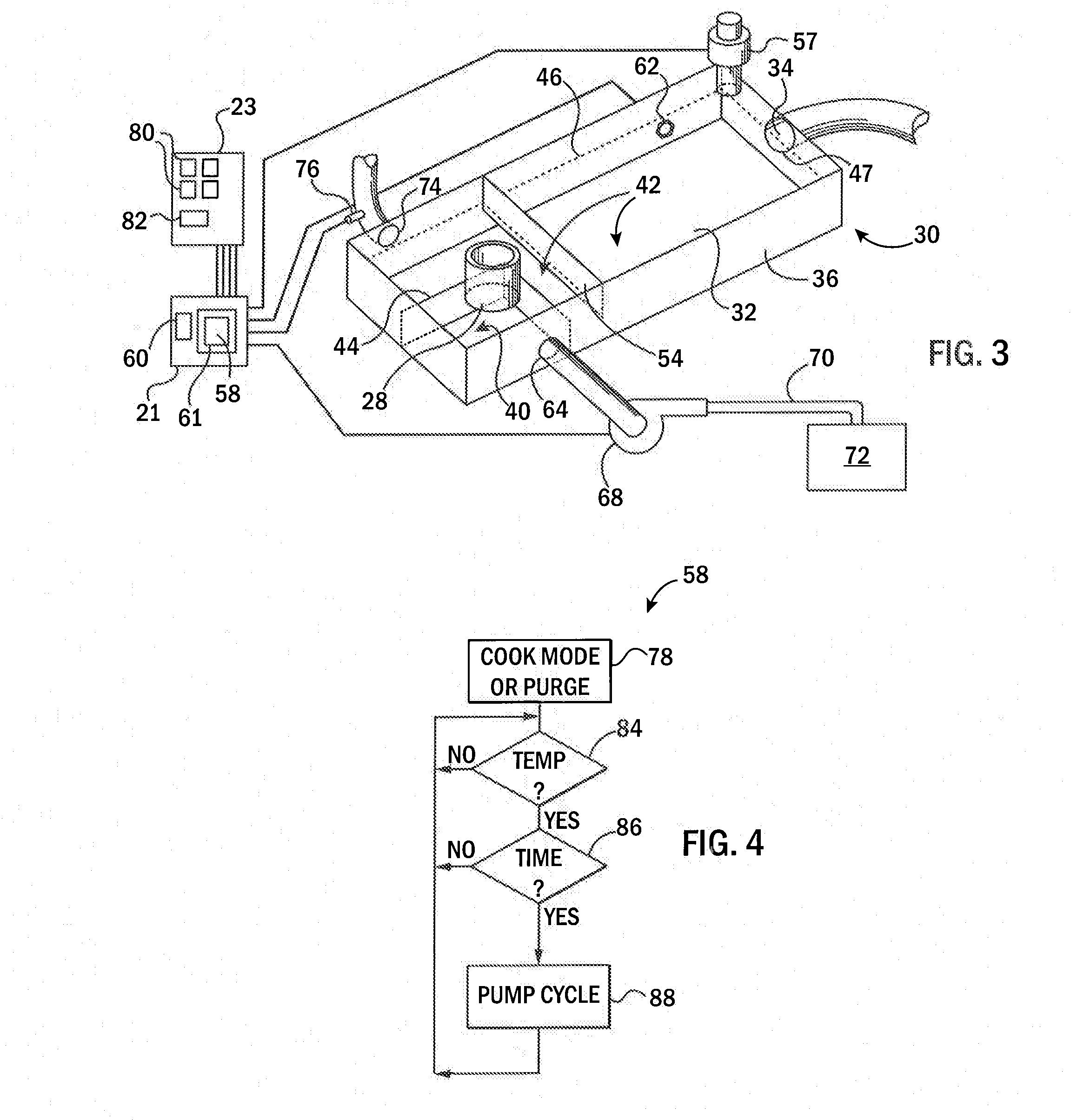 Grease Handling Apparatus For Closed System Oven