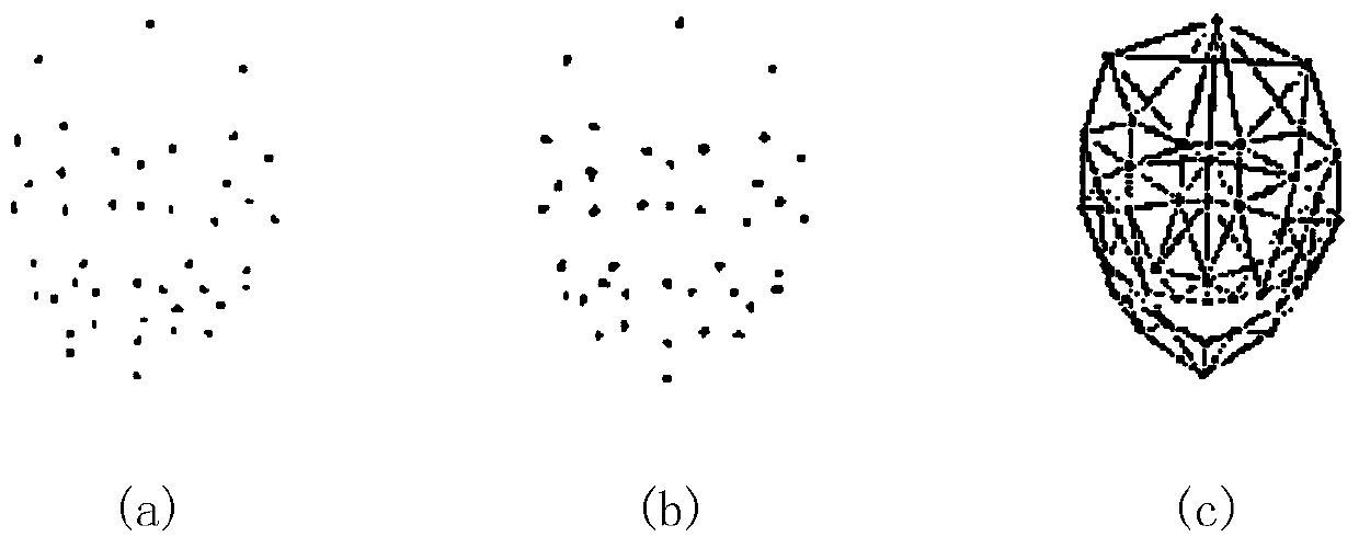 Human face expression cloning method