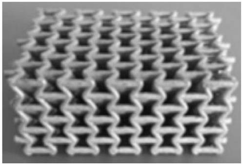 3D multi-component composite auxetic metamaterial based on additive manufacturing