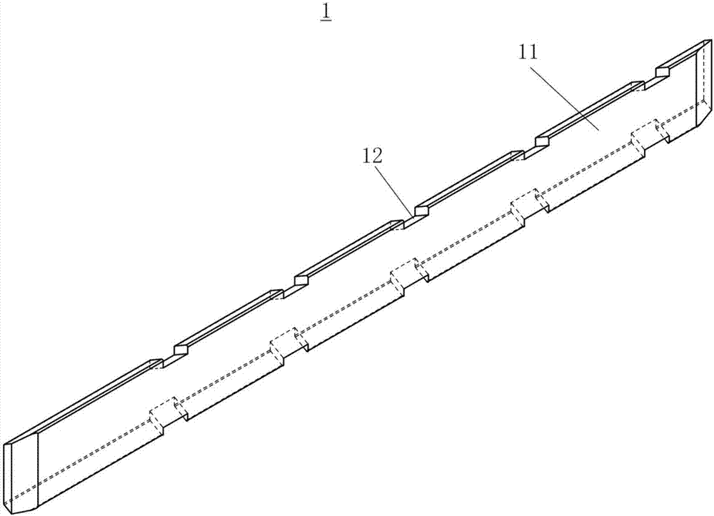 Slot wedge, stator and motor, and method for manufacturing slot wedge