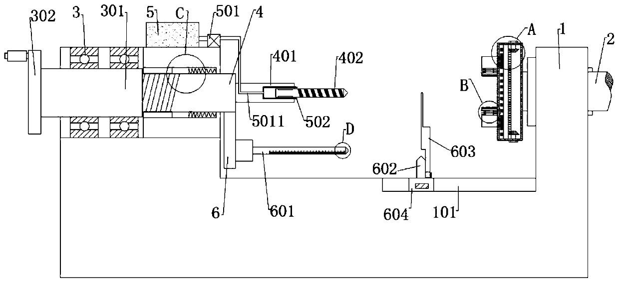 Automobile component drilling device