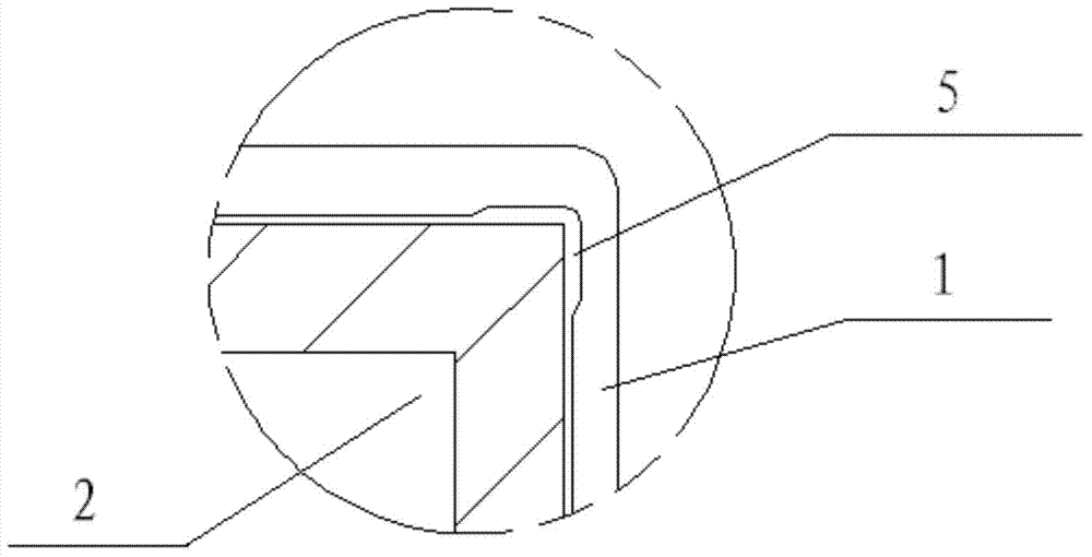 Rubber frame, backlight module and display device