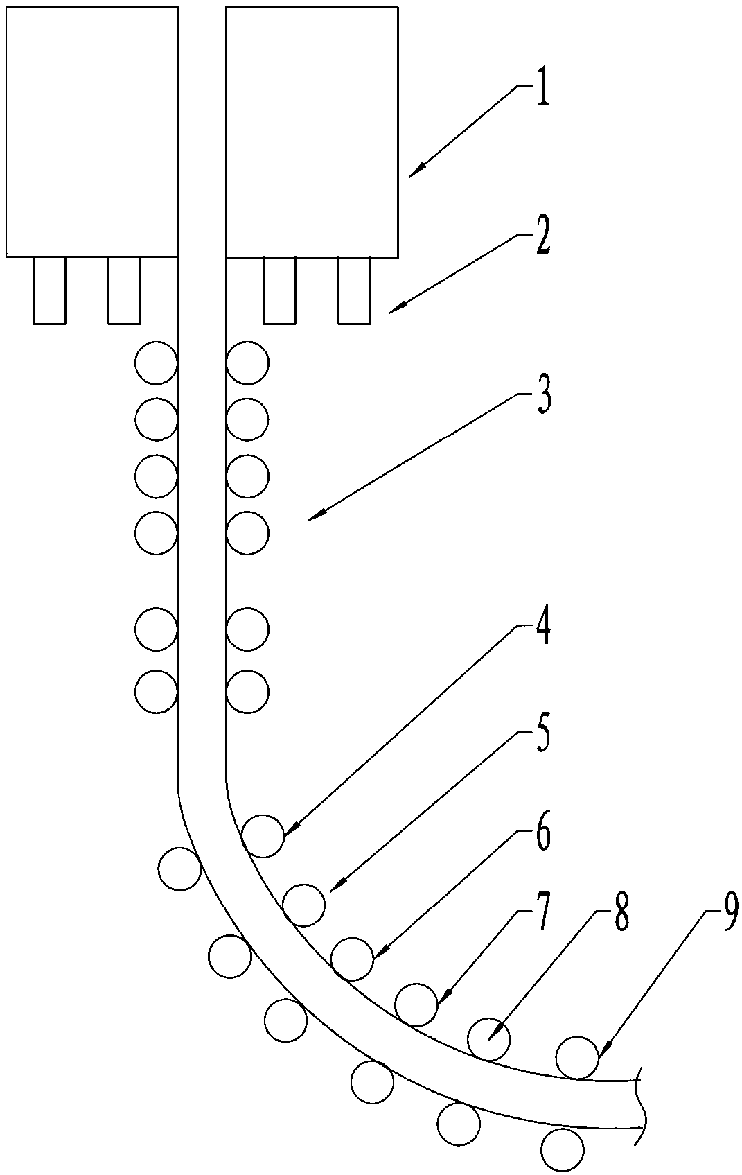 Method for eliminating transverse cracks at corners of cold-rolled matrix casting blank