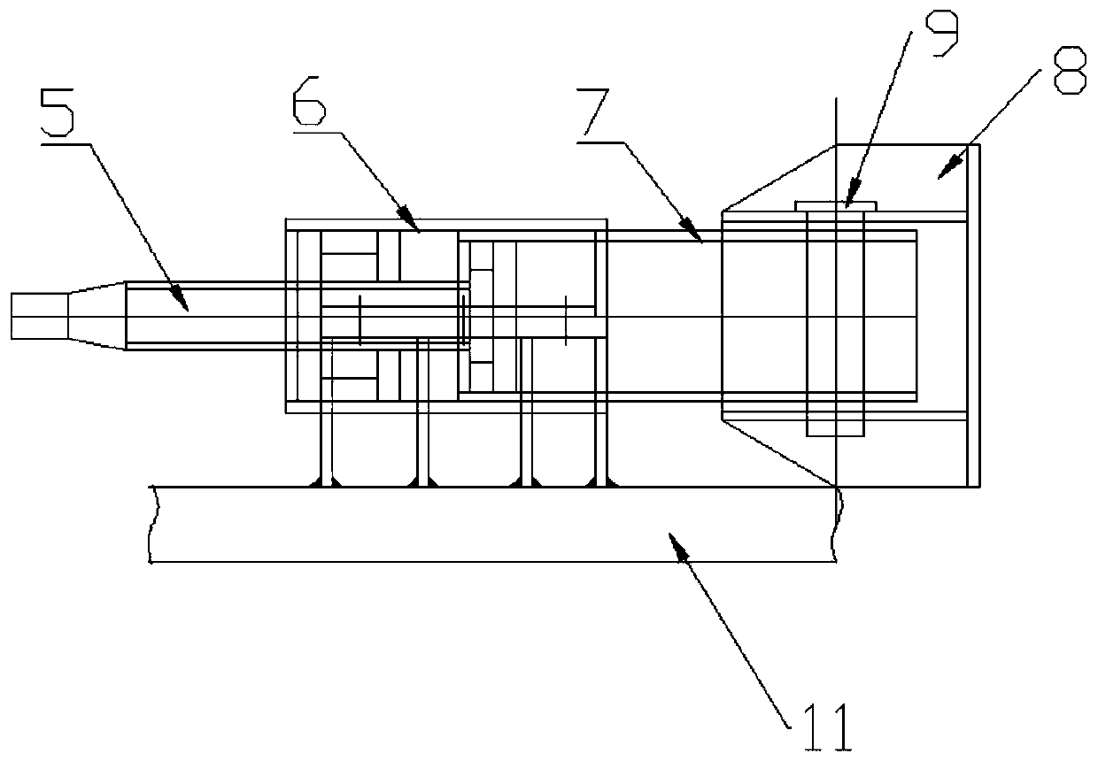 Double-wall steel hanging box cofferdam steel protection barrel inserting and beating accurate positioning method