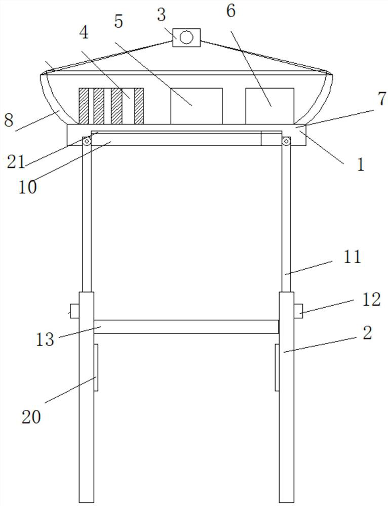 An environmentally friendly adjustable medical tray