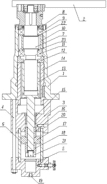 Suction head rotating device