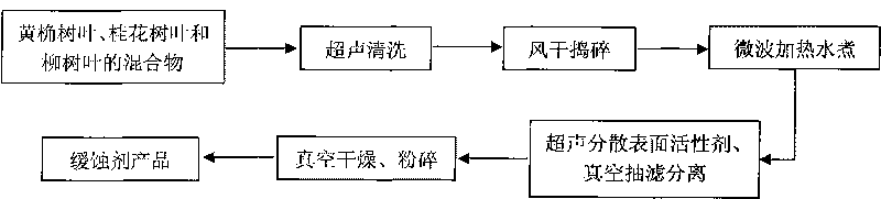 Magnesium alloy corrosion inhibitor and preparation method thereof