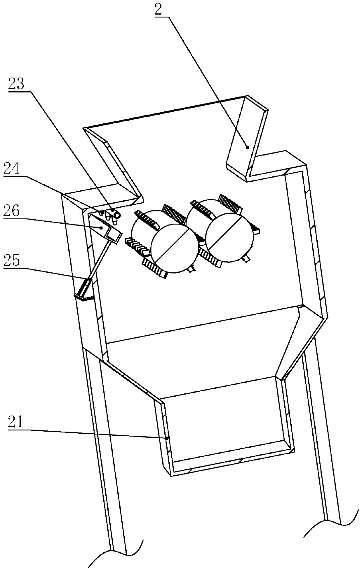 Concrete waste recycling device and method