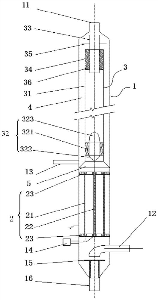 Combined crude oil electric dehydrator based on multi-field synergistic effect