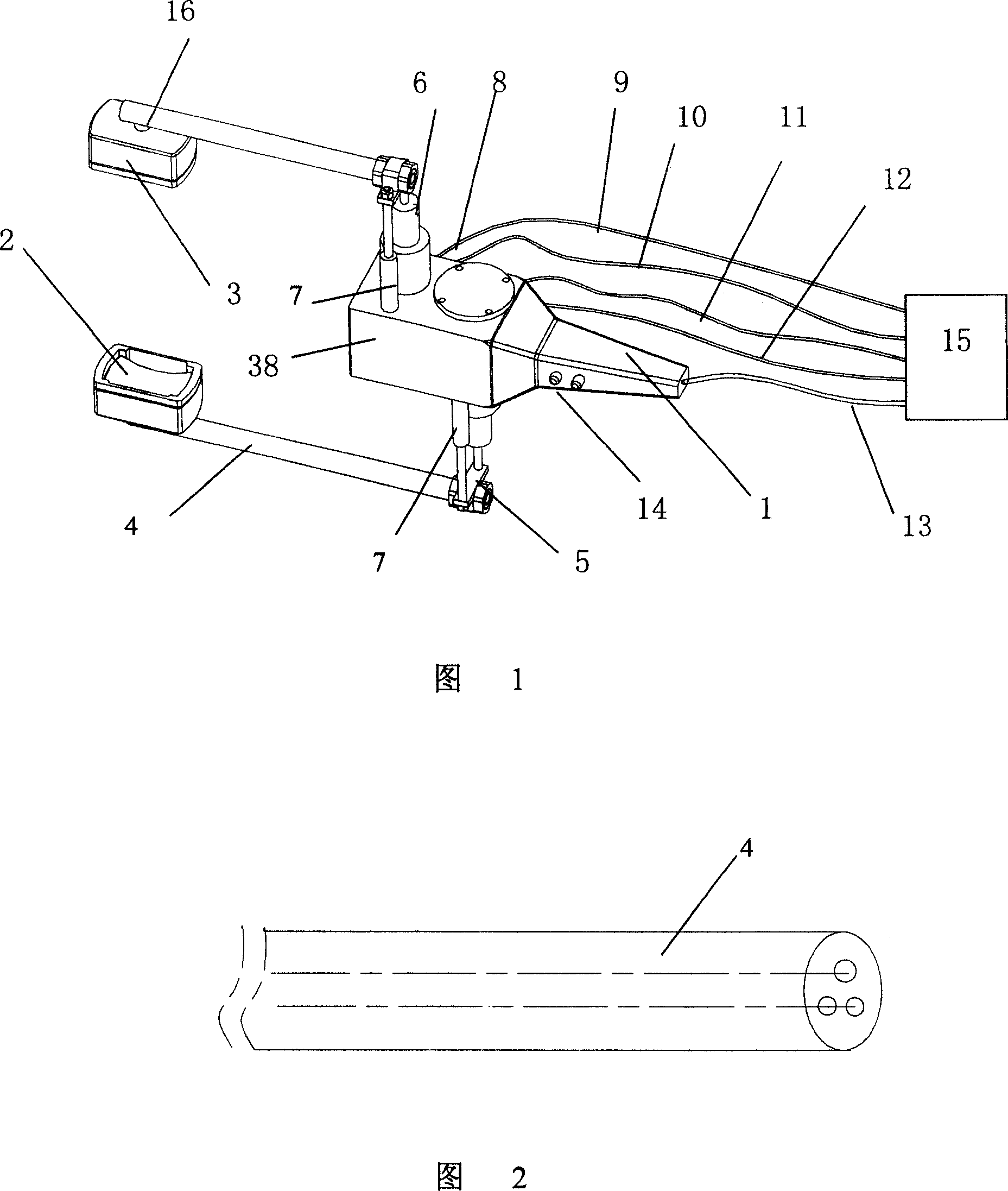 Automatic clamp-on ultrasonic therapeutic device