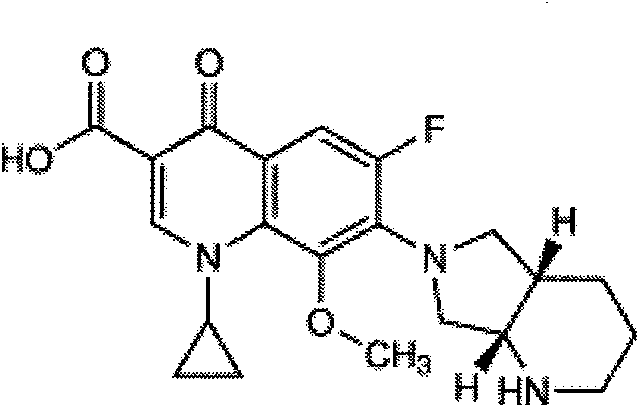 Moxifloxacin aqueous solution type injection