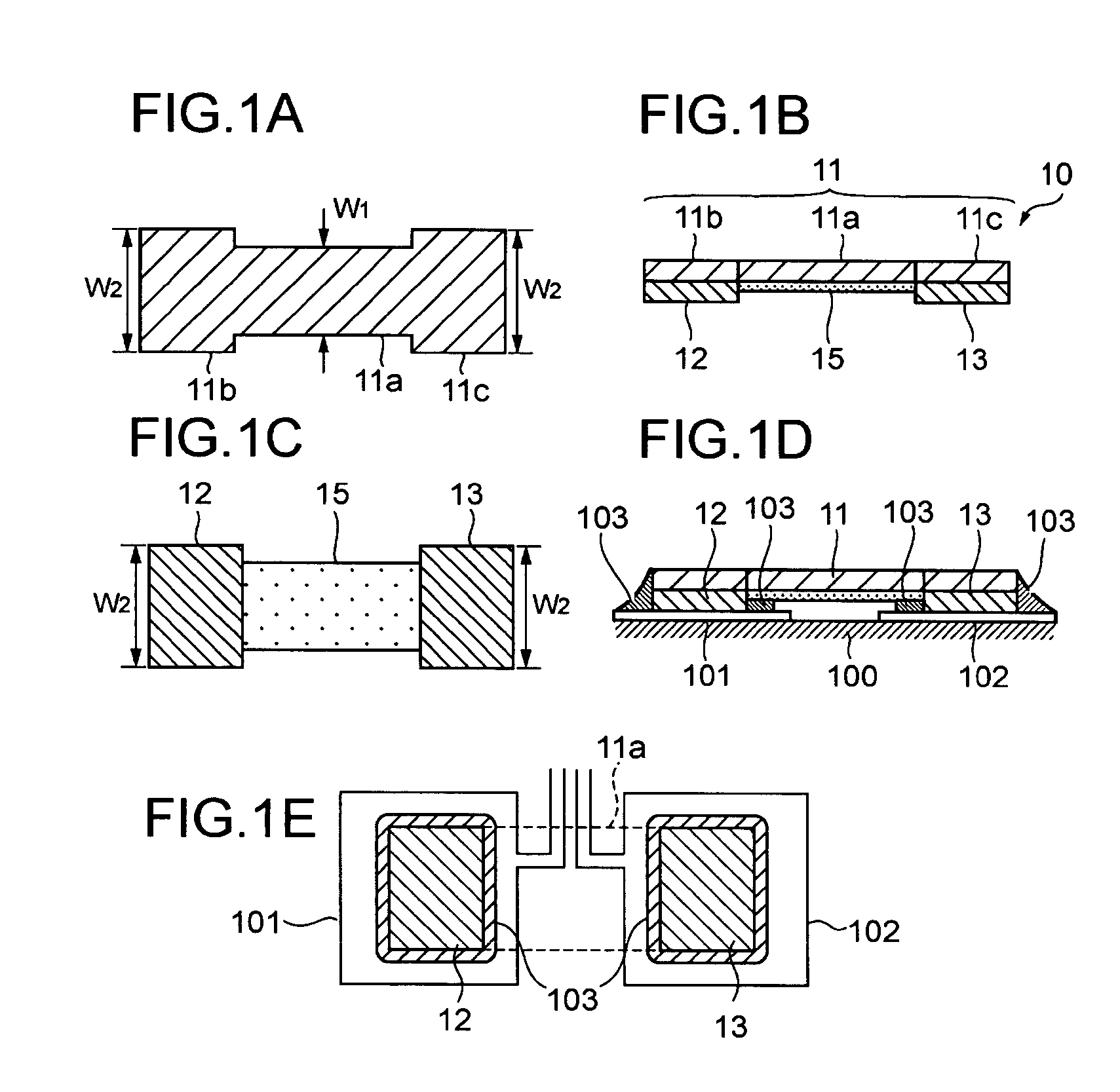 Metal plate resistor