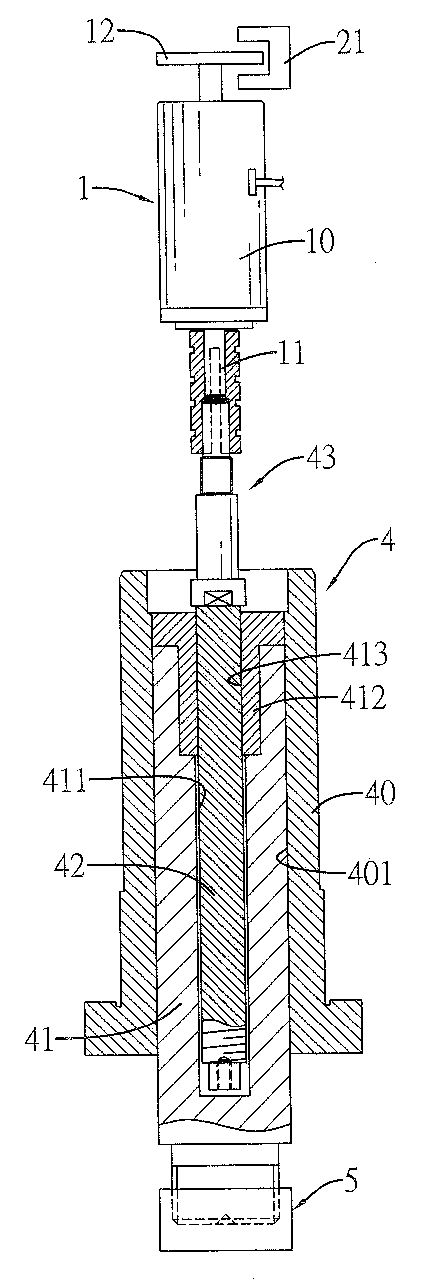 Servo position/stress detection control system