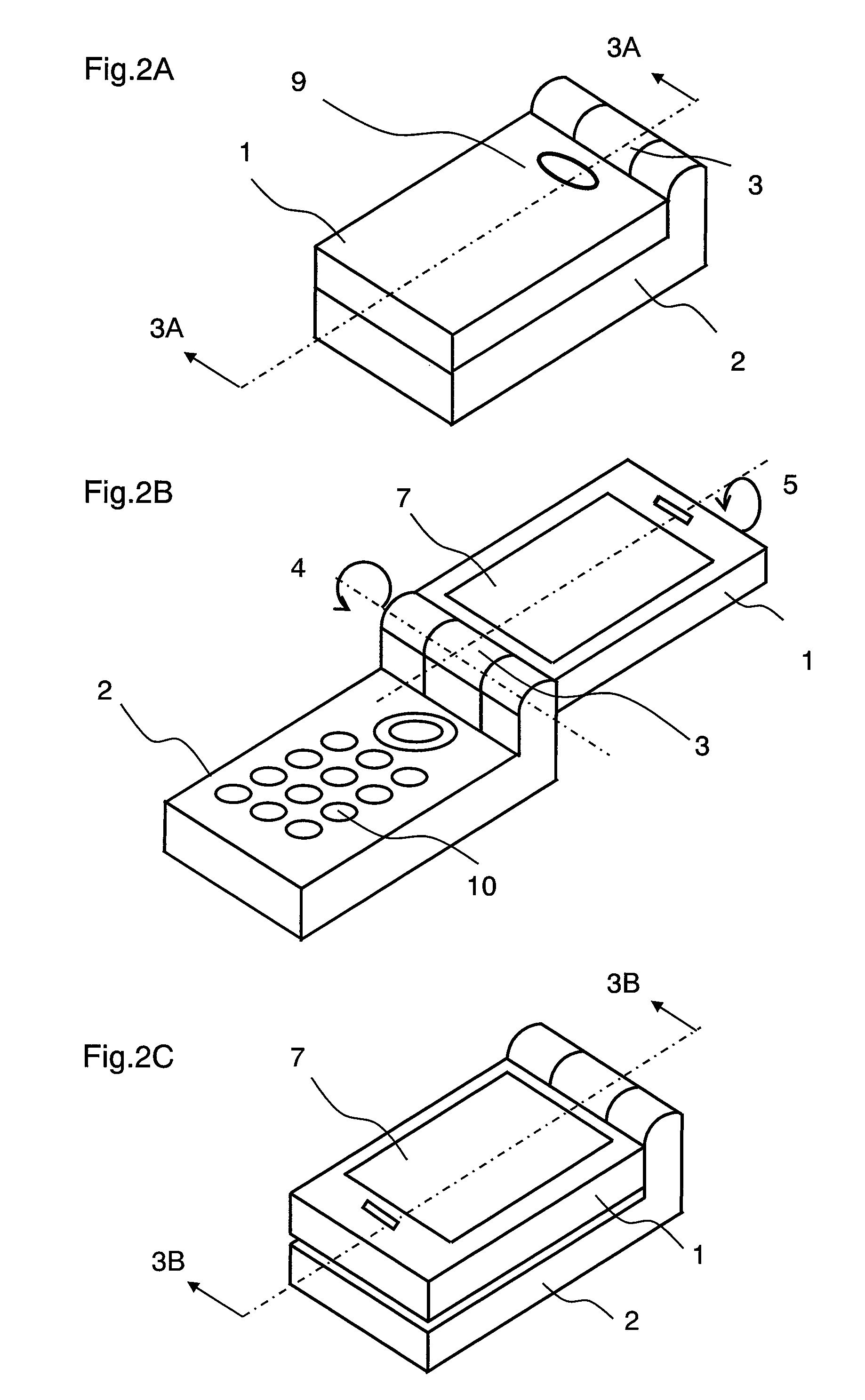 Foldable portable terminal device