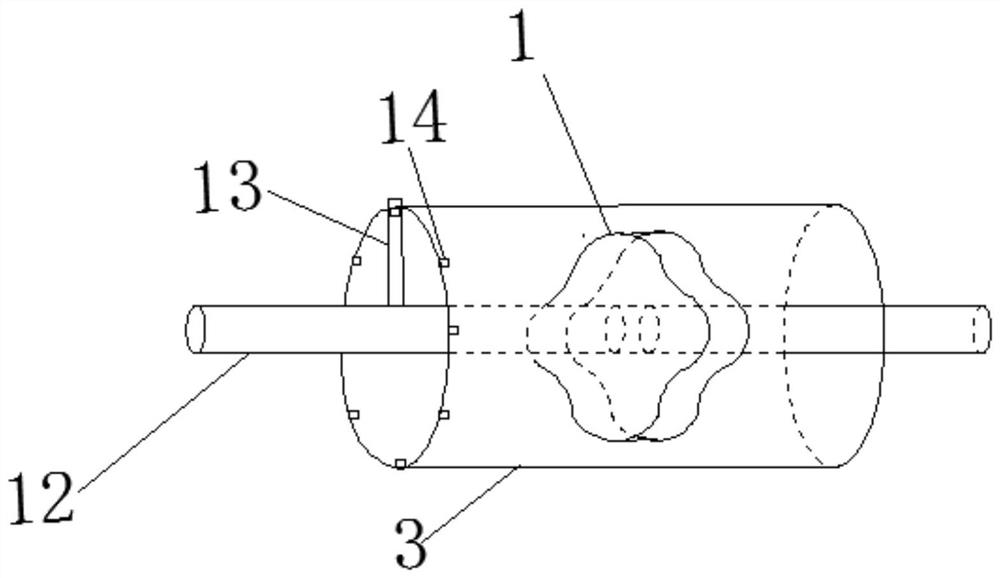 Pipeline inner wall cleaning device