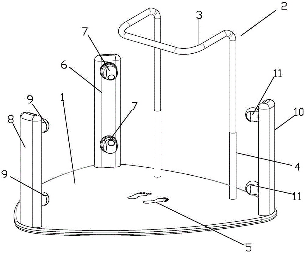 Waist, abdomen and buttock body type classifying method based on characteristic distance set and measuring device thereof