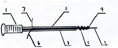 Single-acupoint micro-magnetic field electroacupuncture needle